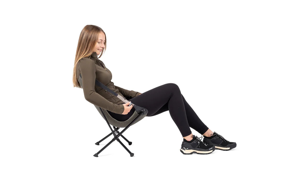 Moonlite Reclining Camp Chair (Smokey Olive) - Boatcamper