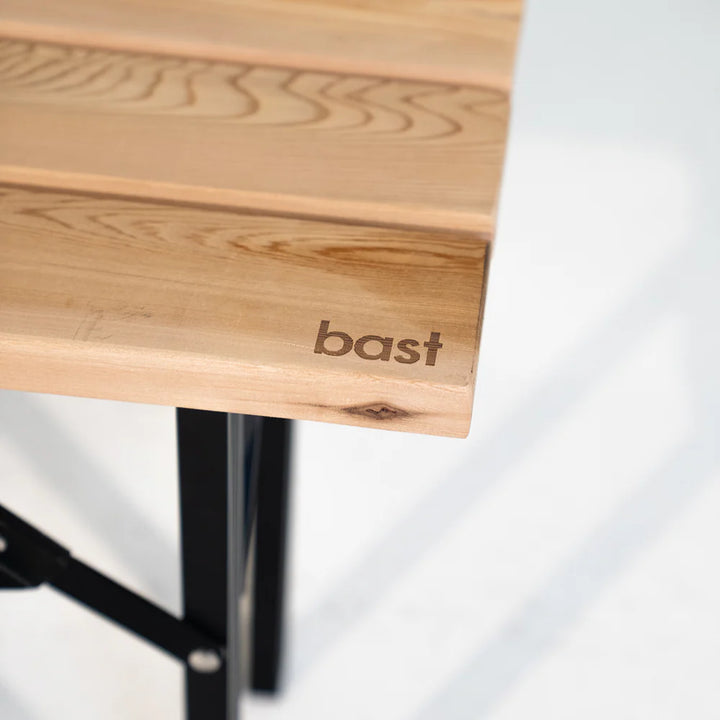 Bank aus Zedernholz, Set mit 2 Stück