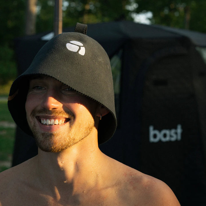 Saunamütze aus 100 % Wolle