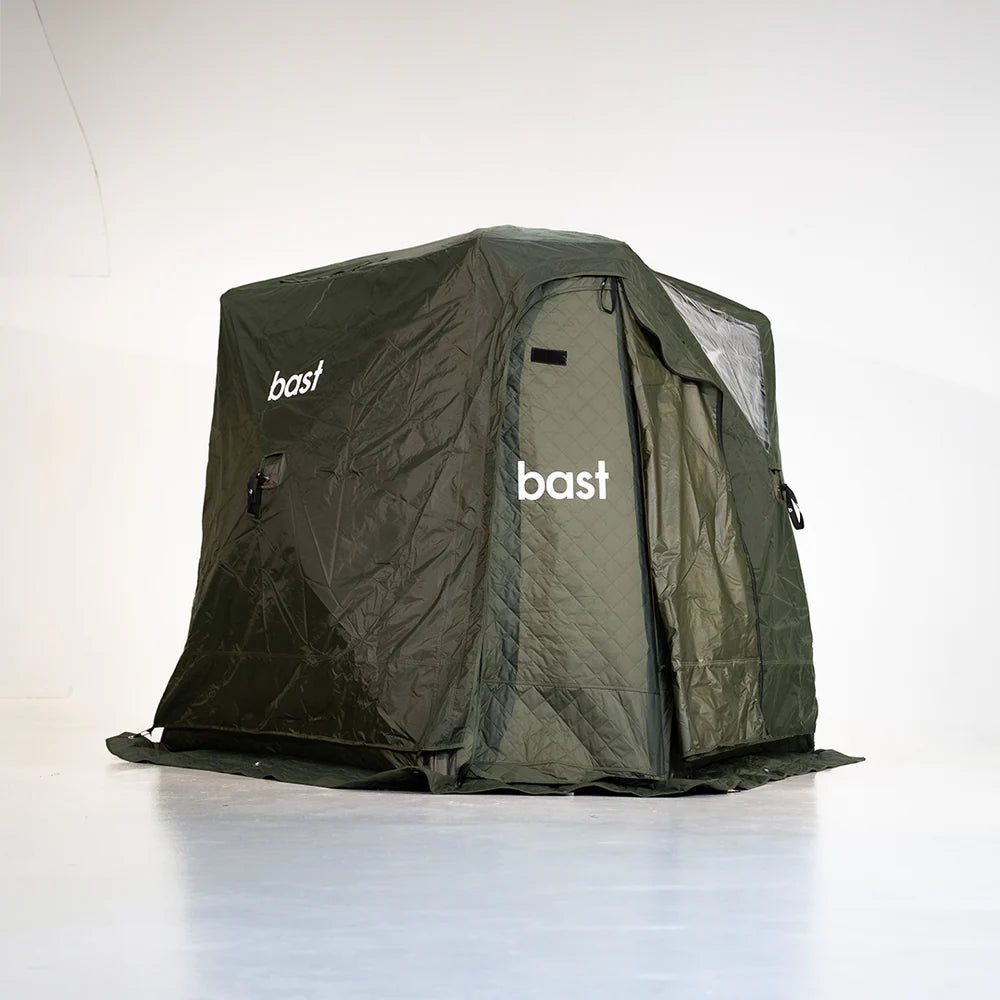 Wetterschutz für Saunazelt