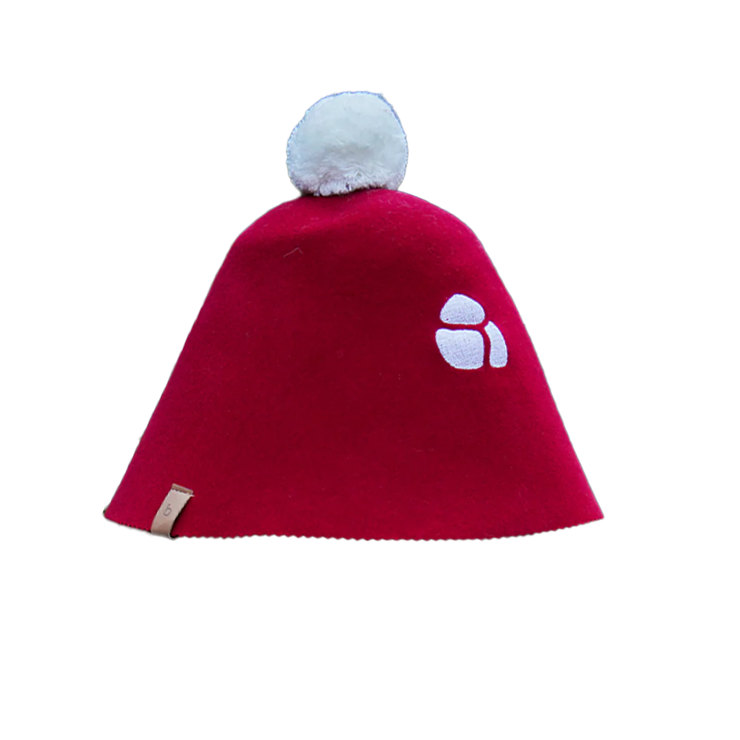 Saunamütze im Weihnachtsthema