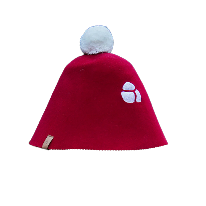 Saunamütze im Weihnachtsthema