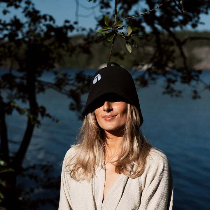 Saunamütze aus 100 % Wolle